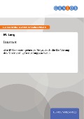 Cover-Bild zum Titel 'Internet' von 'M. Lang'