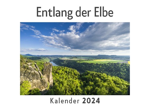 Entlang der Elbe (Wandkalender 2024, Kalender DIN A4 quer, Monatskalender im Querformat mit Kalendarium, Das perfekte Geschenk) - Anna Müller