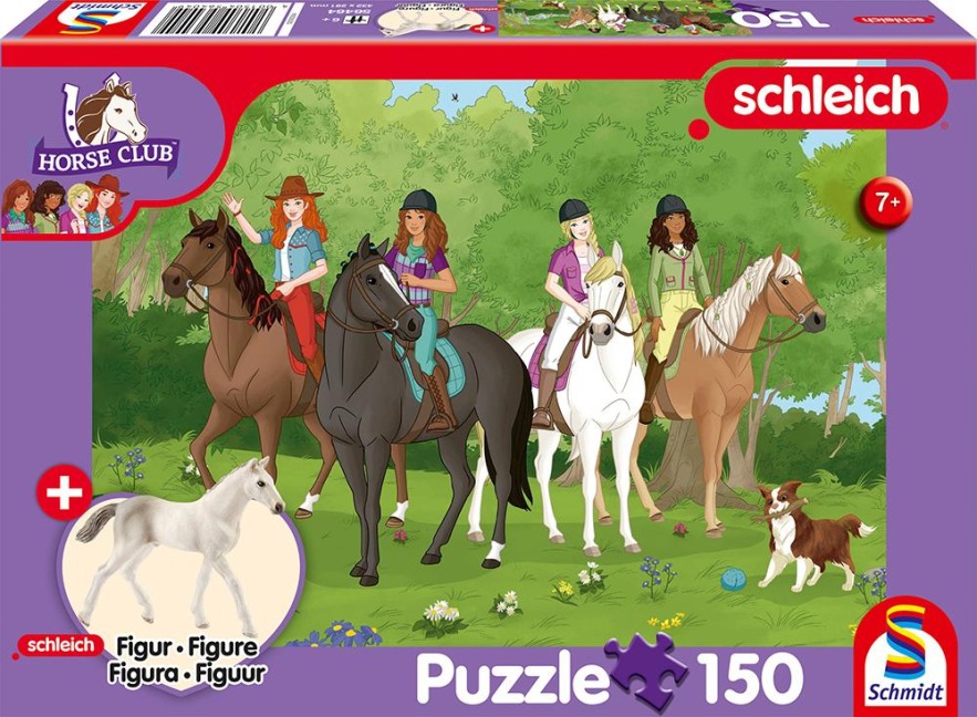 Horse Club, Holstein Fohlen, (AT), 150 Teile, mit Add-on (eine Original Figur) - 