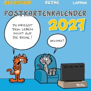 Cover-Bild zum Titel 'Shit happens! Postkartenkalender 2027' von 'Ralph Ruthe'