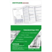 Cover-Bild zum Titel 'Kalender-Ersatzeinlage 2026 - für den Taschenplaner Leporello Typ 501 - 8,8 x 15,2 cm - 1 Monat auf 1 Seite - separates Adressheft - 501-6198' von ''