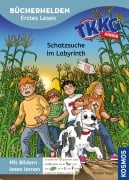 Cover-Bild zum Titel 'TKKG Junior, Bücherhelden, Erstes Lesen, Schatzsuche im Labyrinth' von 'Kirsten Vogel'