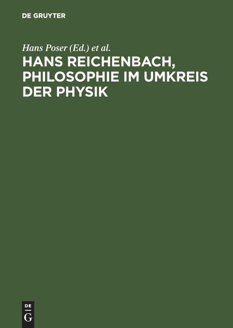Hans Reichenbach, Philosophie im Umkreis der Physik - 