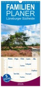 Cover-Bild zum Titel 'Familienplaner 2026 - Lüneburger Südheide mit 5 Spalten (Wandkalender, 21 x 45 cm) CALVENDO' von 'Sabine Löwer'
