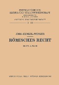 Cover-Bild zum Titel 'Römisches Recht' von 'Paul Jörs'