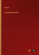 Cover-Bild zum Titel 'Literaturgeschichte' von 'Klabund'