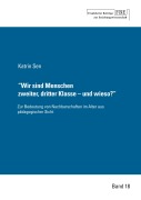 Cover-Bild zum Titel 'Wir sind Menschen zweiter, dritter Klasse - und wieso?' von 'Katrin Sen'