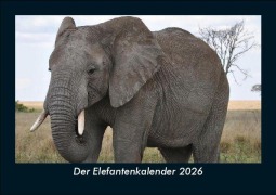 Cover-Bild zum Titel 'Der Elefantenkalender 2026 Fotokalender DIN A5' von 'Tobias Becker'