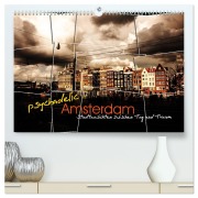 Cover-Bild zum Titel 'psychadelic Amsterdam - Stadtansichten zwischen Tag und Traum (hochwertiger Premium Wandkalender 2026 DIN A2 quer), Kunstdruck in Hochglanz' von 'Gerhard Reininger'