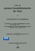 Cover-Bild zum Titel 'Ueber die spinalen Sensibilitätsbezirke der Haut' von 'Alfred Goldscheider'