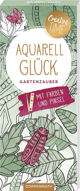 Aquarell-Glück Gartenzauber - 