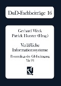 Cover-Bild zum Titel 'Verläßliche Informationssysteme' von ''