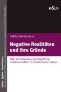 Cover-Bild zum Titel 'Negative Realitäten und ihre Gründe' von 'Pablo Genazzano'