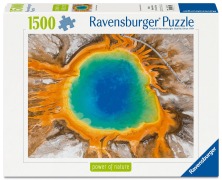Cover-Bild zum Titel 'Erwachsenenpuzzle 1500 Teile - Grand Prismatic Spring' von ''