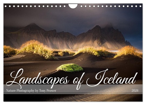 Landscapes of Iceland (Wall Calendar 2024 DIN A4 landscape), CALVENDO 12 Month Wall Calendar - Tony Prower