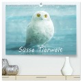 Süsse Tierwelt / CH-Version / Geburtstagskalender (hochwertiger Premium Wandkalender 2024 DIN A2 quer), Kunstdruck in Hochglanz - Silvio Schoisswohl