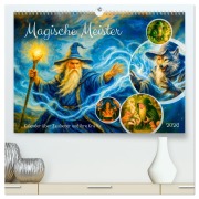Cover-Bild zum Titel 'Magische Meister - Kalender über Zauberer und ihre Kräfte (hochwertiger Premium Wandkalender 2026 DIN A2 quer), Kunstdruck in Hochglanz' von 'Anja Frost'