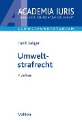 Cover-Bild zum Titel 'Umweltstrafrecht' von 'Frank Saliger'