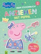 Cover-Bild zum Titel 'Peppa Pig Mein Stickerbuch Anziehen mit Peppa ab 3 Jahre' von 'Schwager & Steinlein Verlag'