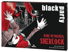 Cover-Bild zum Titel 'black party Ruhe in Frieden, Sherlock' von 'Max Schreck'