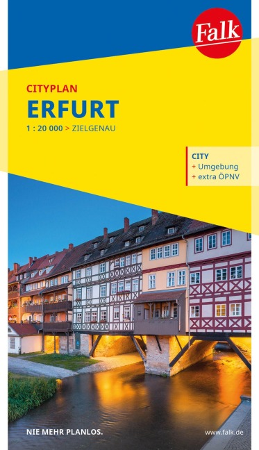 Falk Cityplan Erfurt 1:20.000 - 
