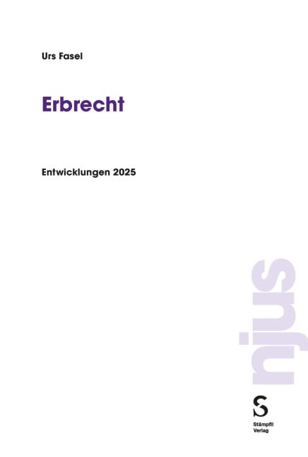 Erbrecht - Urs Fasel