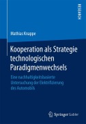 Cover-Bild zum Titel 'Kooperation als Strategie technologischen Paradigmenwechsels' von 'Mathias Knappe'