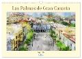 Las Palmas de Gran Canaria - Aquarelle (Wandkalender 2024 DIN A3 quer), CALVENDO Monatskalender - Anja Frost