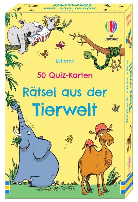 50 Quiz-Karten: Rätsel aus der Tierwelt - 