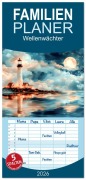 Cover-Bild zum Titel 'Familienplaner 2026 - Wellenwächter mit 5 Spalten (Wandkalender, 21 x 45 cm) CALVENDO' von 'Ally Bee'