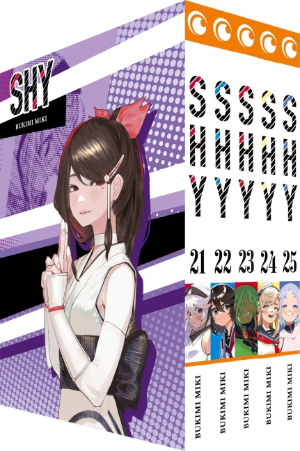 SHY - Band 21-25 im Sammelschuber - Bukimi Miki