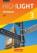 Cover-Bild zum Titel 'English G Highlight  03: 7. Schuljahr Hauptschule. Workbook mit Audios online' von 'Gwen Berwick, Sydney Thorne'