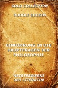 Cover-Bild zum Titel 'Einführung in die Hauptfragen der Philosophie' von 'Rudolf Eucken'