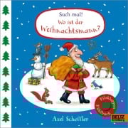 Cover-Bild zum Titel 'Such mal! Wo ist der Weihnachtsmann?' von 'Axel Scheffler'