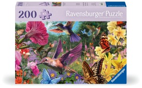 Cover-Bild zum Titel 'Feel Well & Puzzle - Kolibris und Schmetterlinge - Erwachsenenpuzzle mit 200 XL-Teilen und extra Bildvorlage' von ''