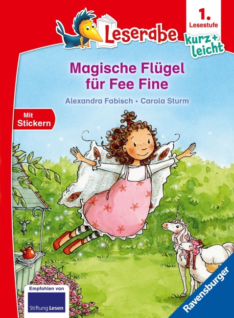 Leserabe 1. Lesestufe Kurz und leicht - Magische Flügel für Fee Fine - Alexandra Fabisch