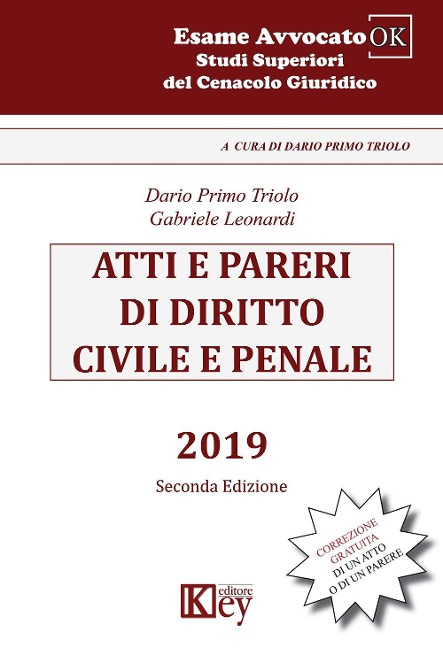 Atti e pareri di diritto civile e penale - Dario Primo Triolo, Gabriele Leonardi