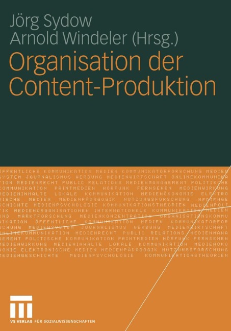 Organisation der Content-Produktion - 