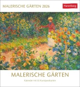 Malerische Gärten Postkartenkalender 2026 - Kalender mit 53 Kunstpostkarten - 