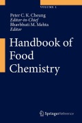 Cover-Bild zum Titel 'Handbook of Food Chemistry' von ''
