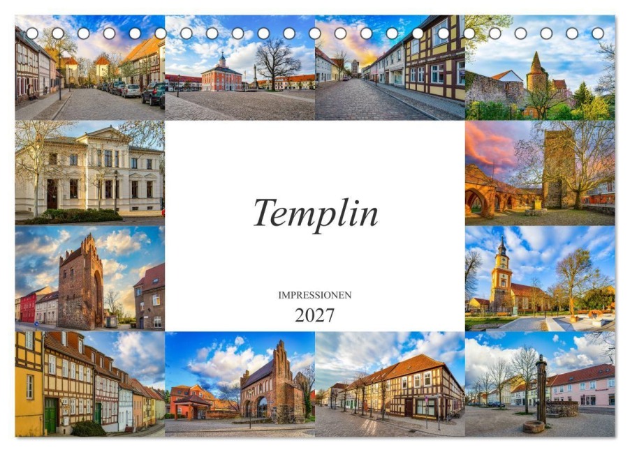 Templin Impressionen (Tischkalender 2027 DIN A5 quer), CALVENDO Monatskalender - Dirk Meutzner
