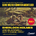Cover-Bild zum Titel 'Sherlock Holmes und Blackwell, der Themse-Pirat (Seine weltberühmten Abenteuer, Folge 4)' von 'Arthur Conan Doyle, Edward Graham'