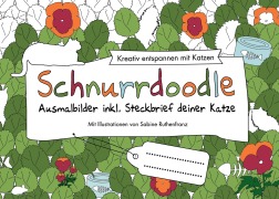 Cover-Bild zum Titel 'Schnurrdoodle - Ausmalbilder inkl. Steckbrief deiner Katze' von 'Sabine Ruthenfranz'