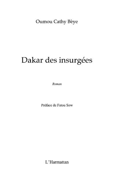 Dakar des insurgees - Oumou Cathy Beye