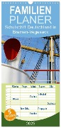 Familienplaner 2025 - Schulschiff Deutschland in Bremen-Vegesack mit 5 Spalten (Wandkalender, 21 x 45 cm) CALVENDO - Happyroger Happyroger