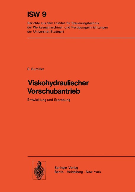 Viskohydraulischer Vorschubantrieb - S. Bumiller