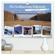 Cover-Bild zum Titel 'Die Saalequerung Salzmünde - Brückenbau der A143 (hochwertiger Premium Wandkalender 2026 DIN A2 quer), Kunstdruck in Hochglanz' von 'Babett Paul - Babetts Bildergalerie'