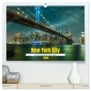 Cover-Bild zum Titel 'New York City - der besondere Blick auf Big Apple (hochwertiger Premium Wandkalender 2026 DIN A2 quer), Kunstdruck in Hochglanz' von 'Charles Schrader'