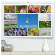 Cover-Bild zum Titel 'Naturcollagen 2026 (hochwertiger Premium Wandkalender 2026 DIN A2 quer), Kunstdruck in Hochglanz' von 'Christine Nöh'