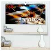 Cover-Bild zum Titel 'Percussion - Rhythmus im Blut (hochwertiger Premium Wandkalender 2026 DIN A2 quer), Kunstdruck in Hochglanz' von 'Renate Bleicher'